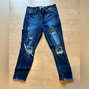 Kancan distressed jeggings